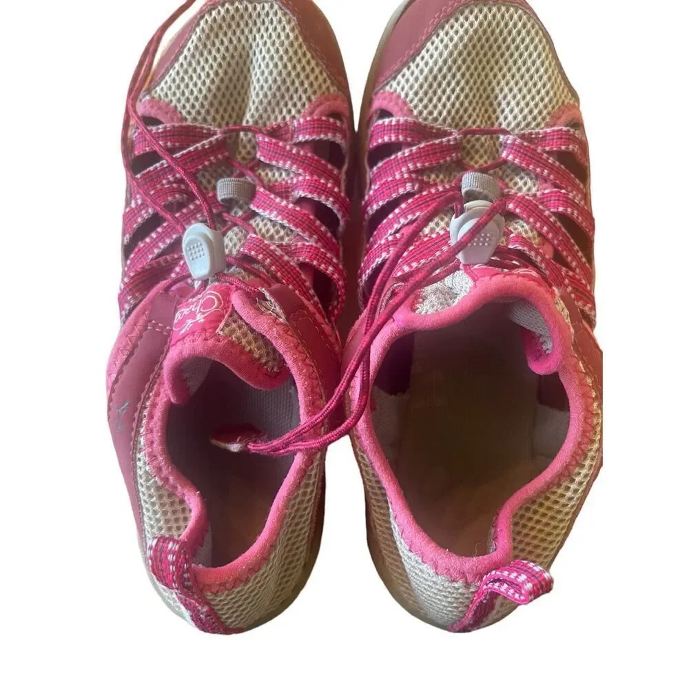 Chaco Girls Pink Outcross 2 Mesh Low Top Round Toe Water Sport Sandal Size 5